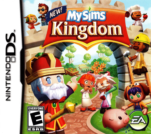 My Sims Kingdom Front Cover - Nintendo DS Pre-Played