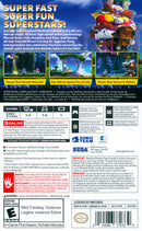 Sonic Superstars Back Cover - Nintendo Switch Pre-Played