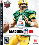 Madden 09 Front Cover - Playstation 3 Pre-Played