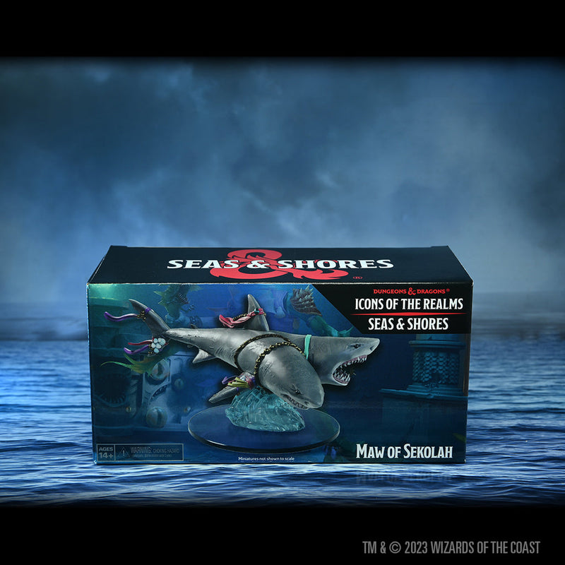 Maw of Sekolah Boxed Mini - Dungeons & Dragons Icons of the Realms Seas & Shores