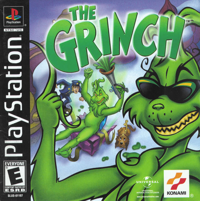 The Grinch Front Cover - Playstation 1 Pre-Played