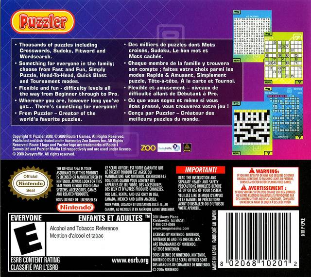 Puzzler Collection  - Nintendo DS Pre-Played