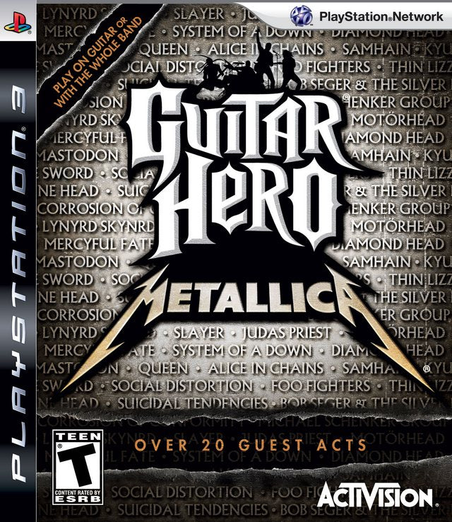 Guitar Hero Metallica Front Cover - Playstation 3 Pre-Played