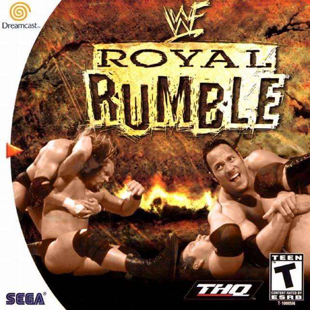 WWF Royal Rumble Front Cover - Sega Dreamcast Pre-Played