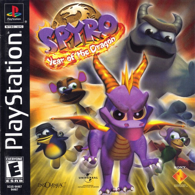 Spyro Year of the Dragon Complete in Case  - Playstation 1 Pre-Played