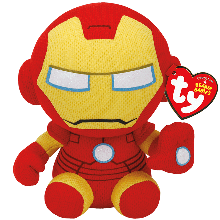 Iron Man - Ty Floppy Beanie Babies