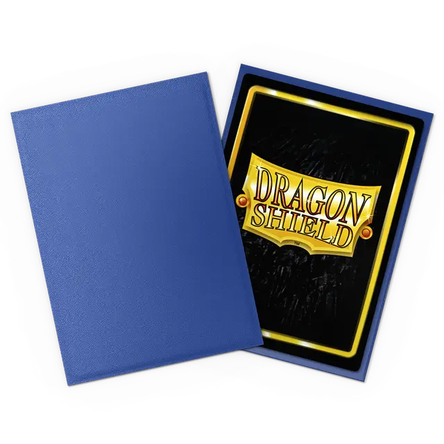 Dragon Shields (100) Matte Blue Non-Glare Card Sleeves