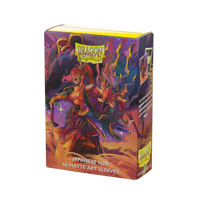 Dragon Shields Japanese (60) Matte Art - The Fallen
