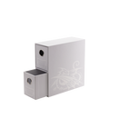 Dragon Shield Fortress 2-Card Drawers Vertical Box - White
