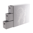 Dragon Shield Fortress 3-Card Drawers Vertical Box - White