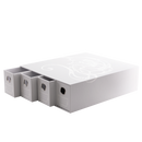 Dragon Shield Fortress 4-Card Drawers Horizontal Box - White