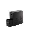Dragon Shield Fortress 2-Card Drawers Vertical Box - Black