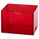 Dragon Shields Strongbox 100+ Card Deck Box - Clear Red