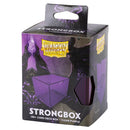 Dragon Shields Strongbox 100+ Card Deck Box - Clear Purple
