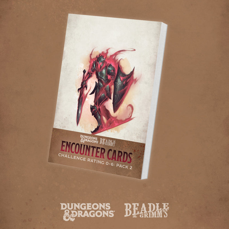 Encounter Cards: Challenge Rating 0-6 Pack 2 - Dungeons & Dragons RPG