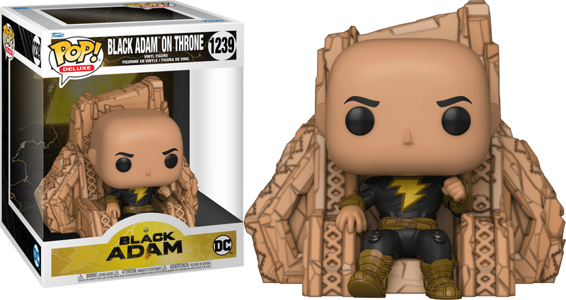 Pop! Deluxe Movies Black Adam - Black Adam on Throne 1239