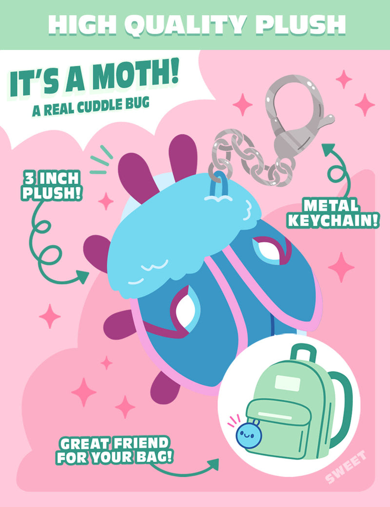Moths Series 1: Cup of Tea - Blind Box Squishable
