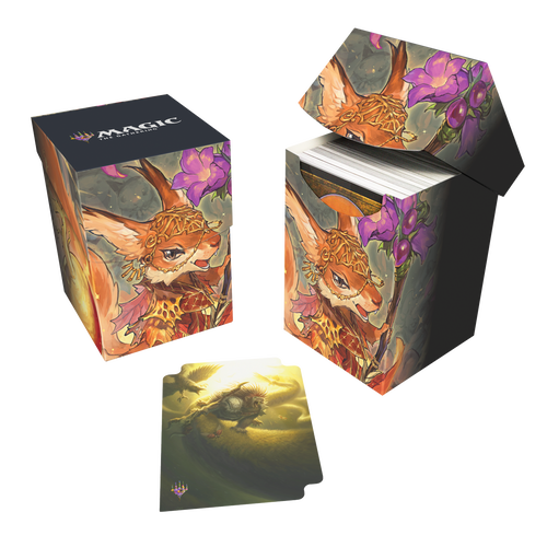 Bloomburrow Hazel of the Rootbloom 100+ Deck Box - Magic the Gathering TCG