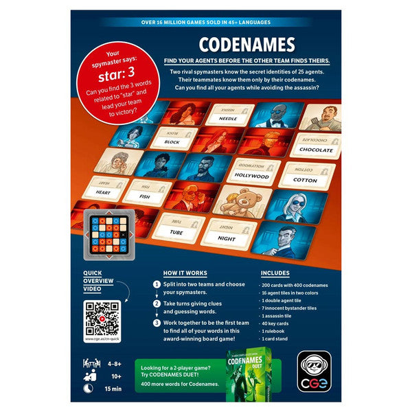 Codenames 2.0 Game