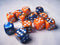 Chessex Gemini 6 16mm D6 Blue Orange/White (12)