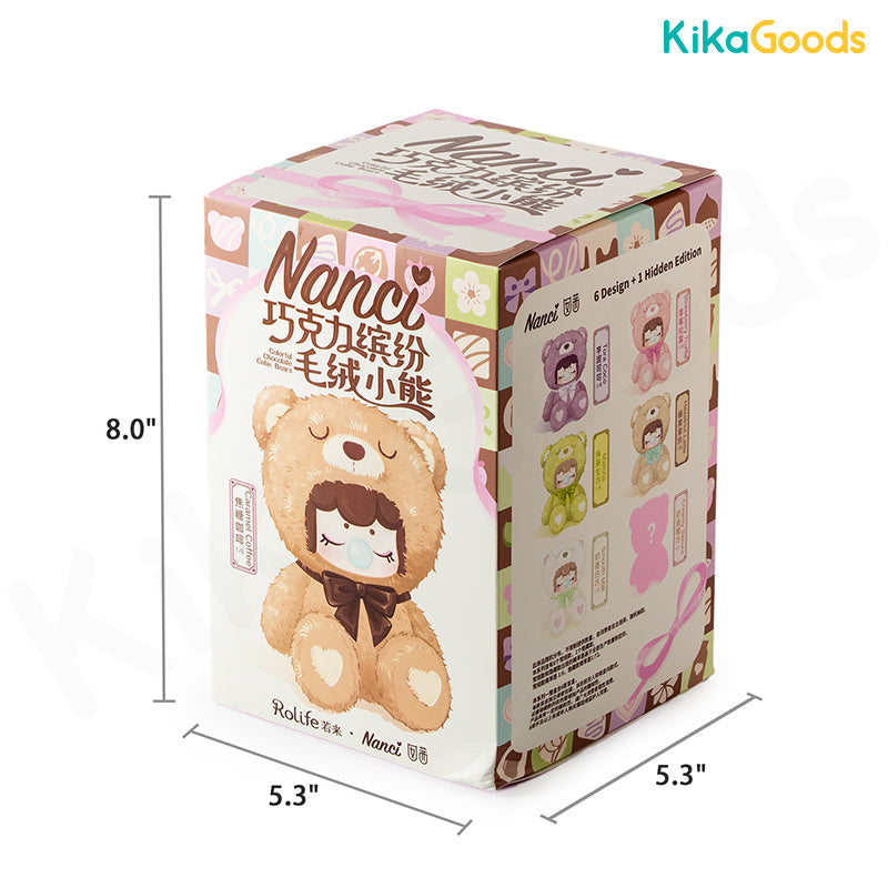Nanci Colorful Chocolate Cutie Bears Plush Blind Box