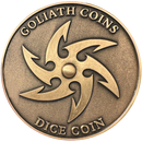 Dice Coins - d20 Female Human Fighter