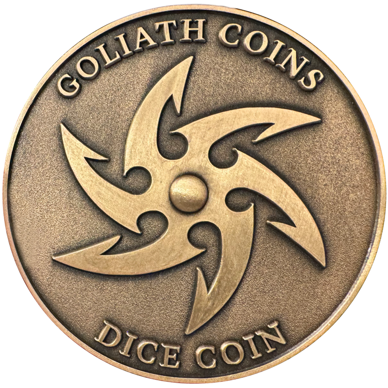 Dice Coins - d20 Female Human Fighter