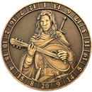 Dice Coins - d20 Male Bard