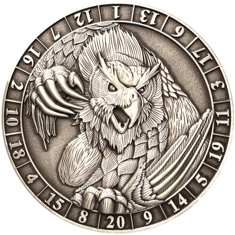 Dice Coins - d20 Owlbear