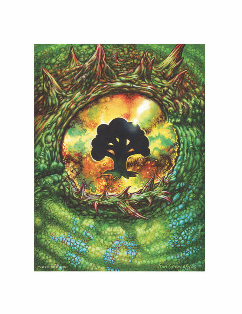 Dragon's Eye Land Forest - Ron Spencer Art Print 9x11