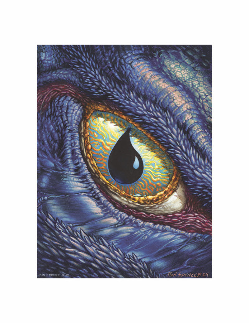 Dragon's Eye Land Island - Ron Spencer Art Print 9x11