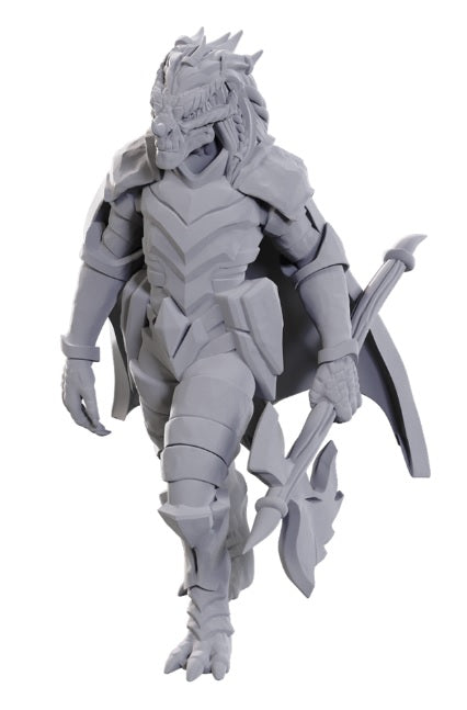 Dragonborn of Tiamat W25 - Dungeons & Dragons Nolzur's Marvelous Unpainted Miniatures