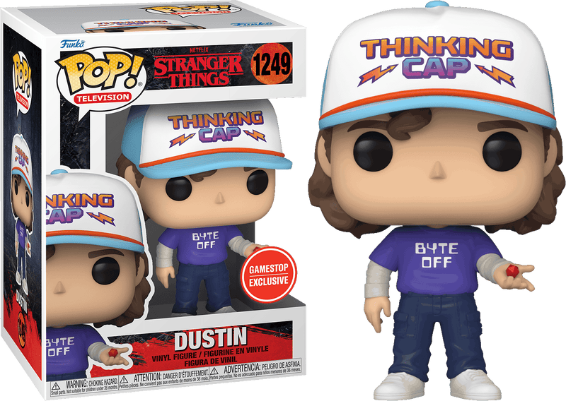 Pop! Stranger Things - Dustin Henderson Byte Off Gamestop Exclusive 1249