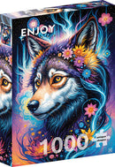 Magical Wolf Portrait 1000 Piece Puzzle