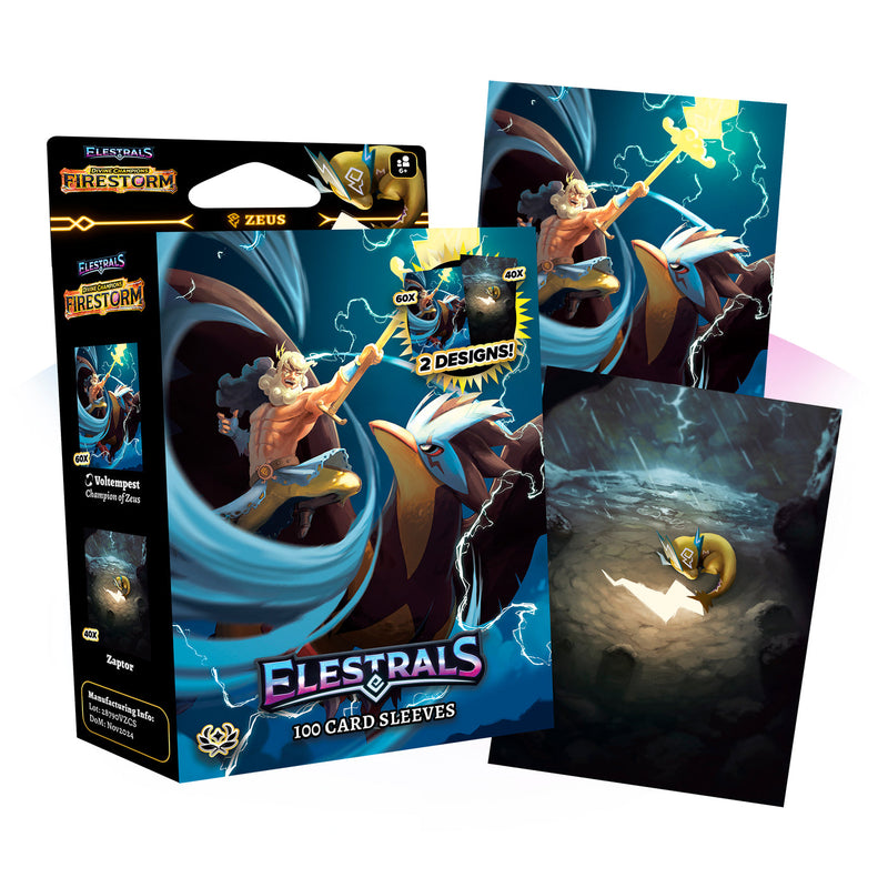 Firestorm Voltempest Chapion of Zeus Card Sleeves - Elestrals TCG