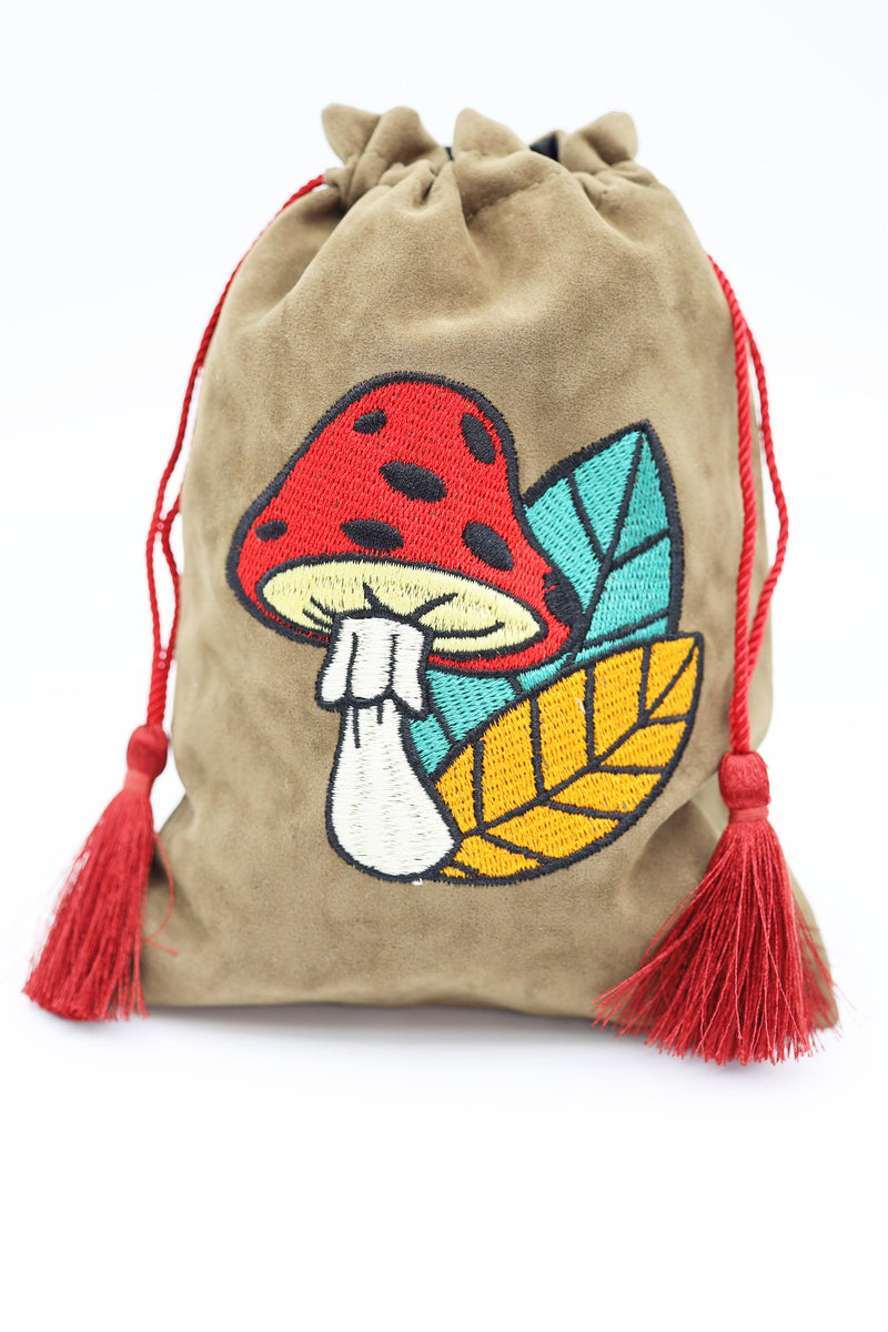 Mushroom & Leaf - Dice Bag