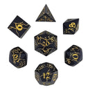 Cracked Storm Wracked Metal Dice Set