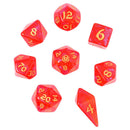 Fireball - Wyrmforged Rollers 8 Piece Dice Set