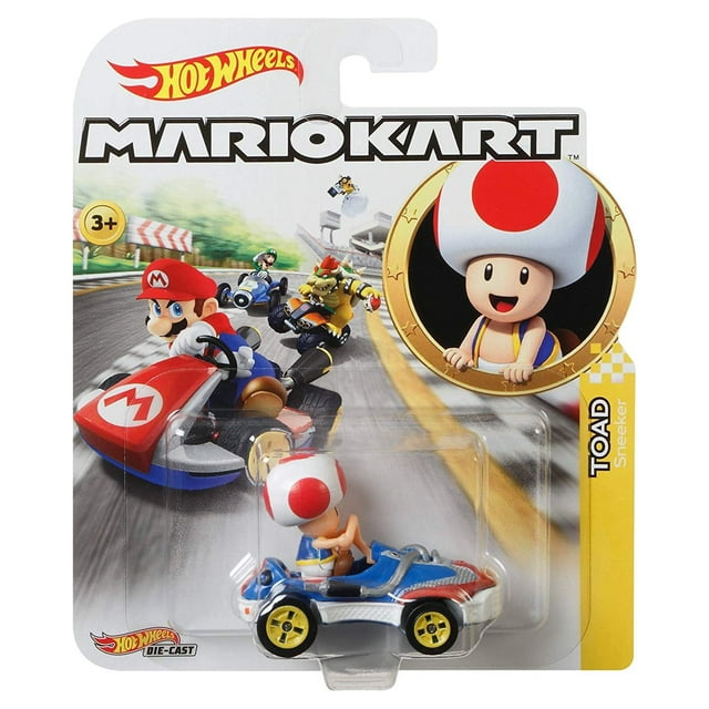 Toad Sneeker Kart - Mario Kart Hot Wheels