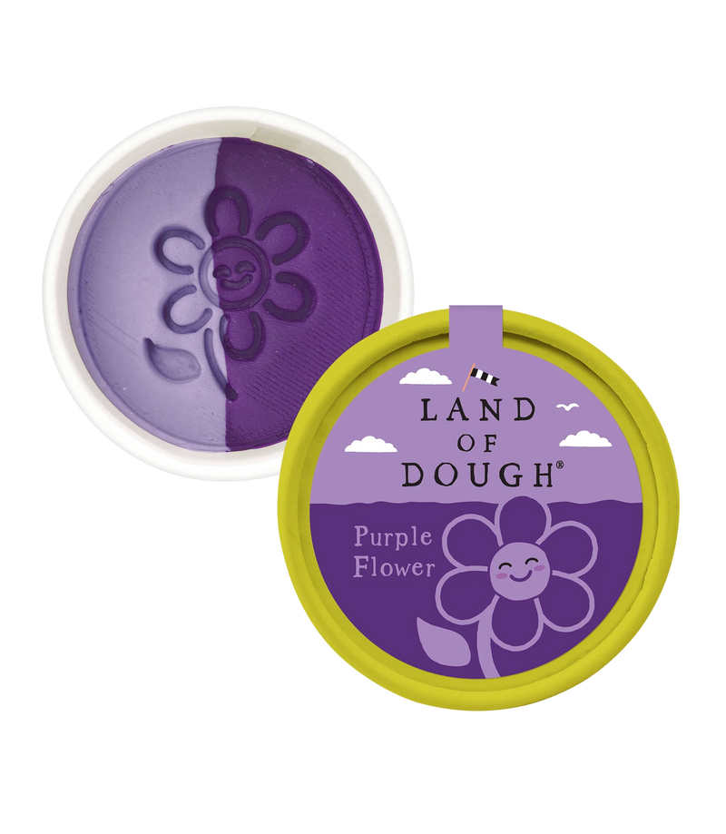 Purple Flower - Land of Dough Mini Cup