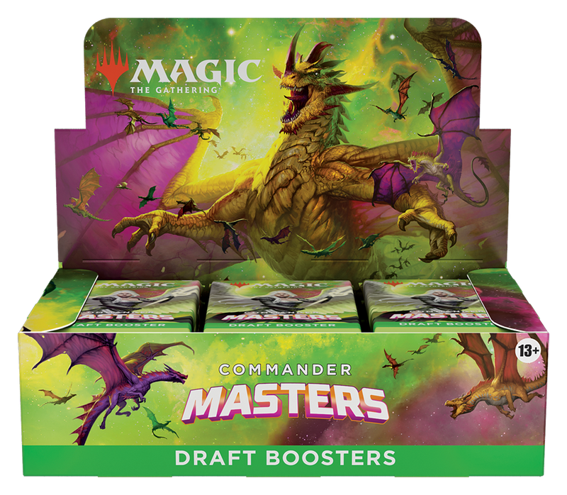 difference between booster box and draft box Commander Masters Draft Booster Box