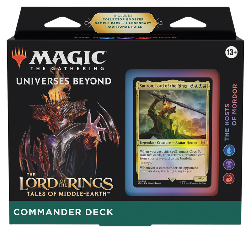 Lord of the Rings: Tales of Middle-Earth Commander Deck: The Hosts of Mordor - Magic the Gathering TCG