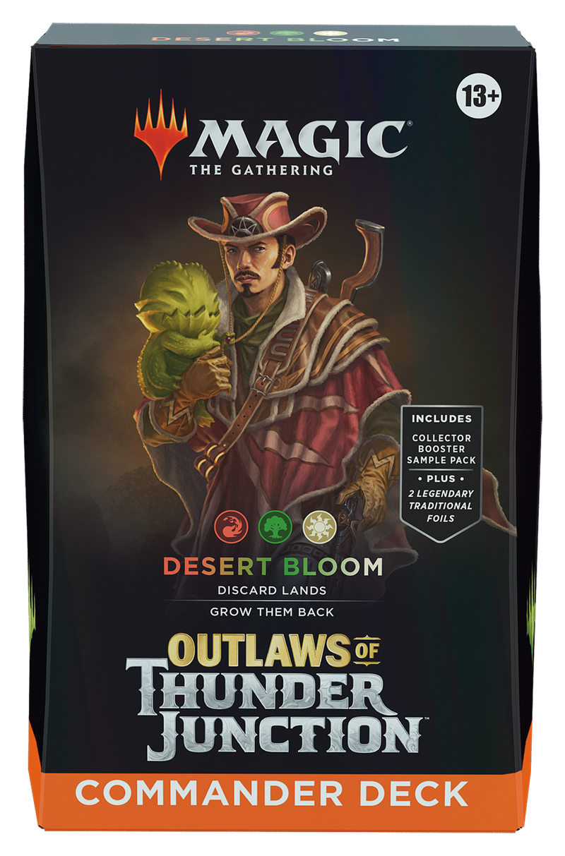 Outlaws of Thunder Junction Commander Deck Desert Bloom - Magic the Gathering TCG