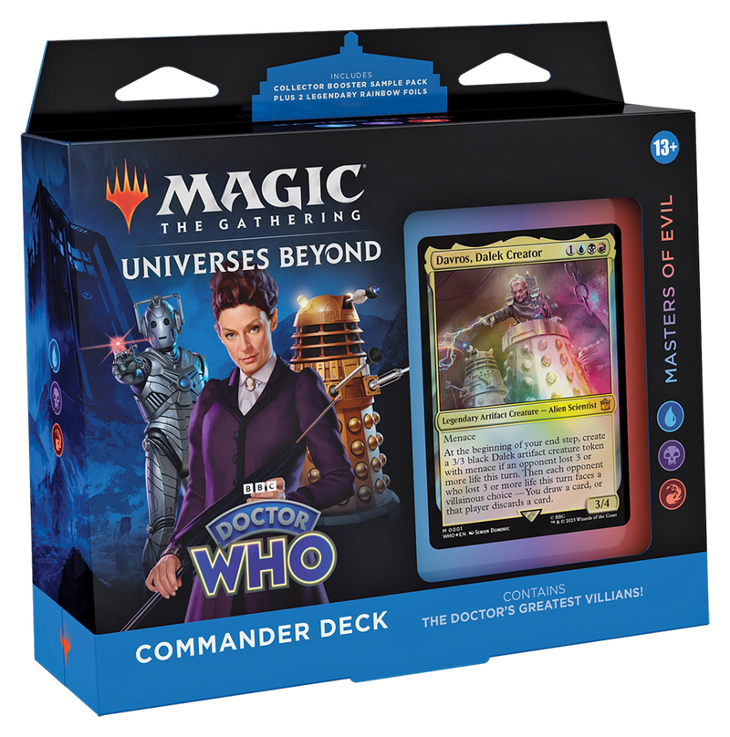 Doctor Who Commander Deck Masters of Evil - Magic the Gathering TCG