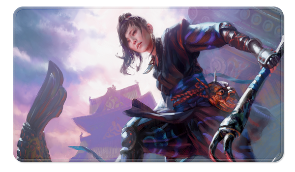 Commander Series Yuriko, the Tiger's Shadow Stitched Edged Playmat - Magic the Gathering TCG