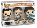 Pop! TV The Office - Michael Scott / Dwight Schrute / Jim Halpert (3-pack) Walmart Exclusive