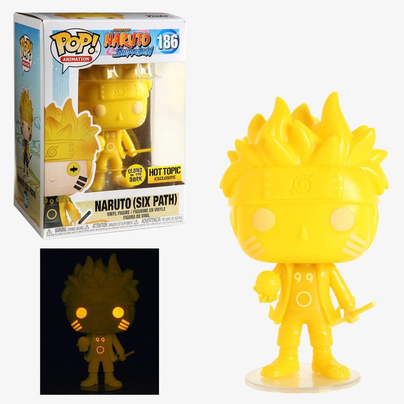 Pop! Animation Naruto - Naruto (Six Path) 186 Hot Topic Glow in the Dark