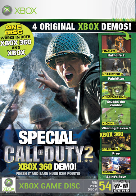 Official Xbox Magazine Demo Disc 54 - Xbox/Xbox 360 Pre-Played