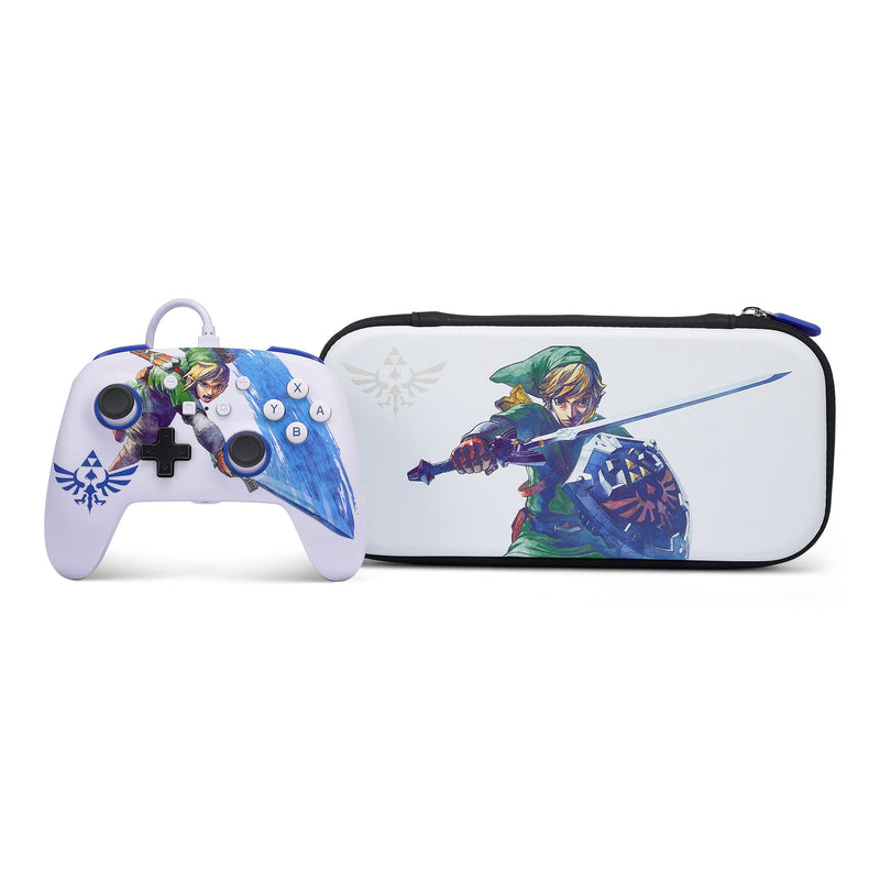 PowerA Enhanced Wired Controller and Slim Case - Master Sword - Nintendo Switch