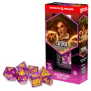 Dungeons & Dragons New Adventurer Dice Set - Tasha the Witch Queen Sharp Edged Set